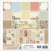 CELEBR8 - Bulk Pack HipHip Hooray 12cm x 12cm BP6082